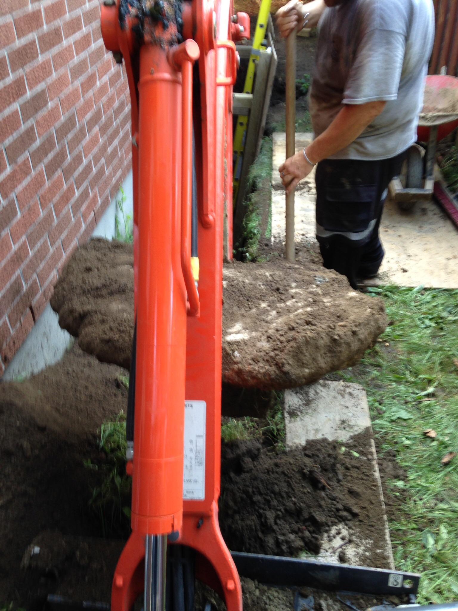 A recent foundation job in the Ottawa, ON area